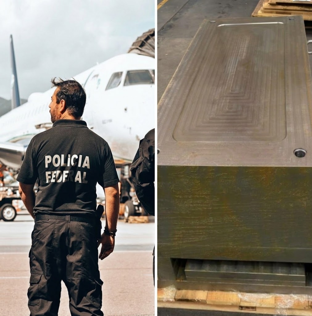 Cocaína é encontrada em molde industrial de 7,5 toneladas no Aeroporto de Viracopos 1 imagem 2026 10 09 162104897